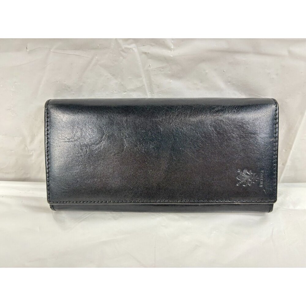 Firenze Florence Black Clutch Wallet